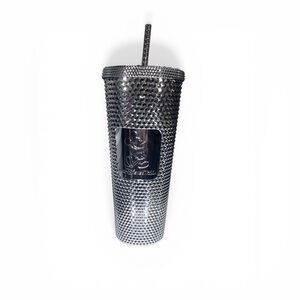 Disney Parks 100 Year Anniversary Platinum Starbucks Studded Tumbler Venti Cup